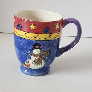 The Sweet Shoppe by Sango Sweet Shoppe Christmas 3041 Snowman Mug Sue Zipkin